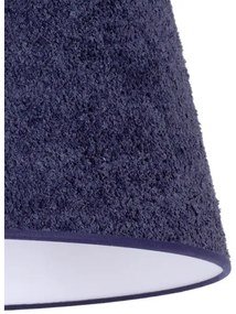 Duolla - Stolná lampa BOUCLE 1xE27/15W/230V pr. 28 cm modrá/drevo