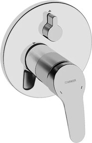 Sprchová a vaňová batéria Hansa MIX bez podomietkového telesa chróm 81849083, 1 ks