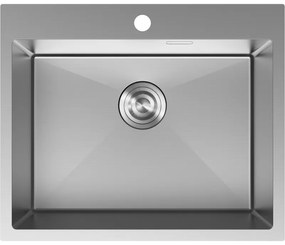 Mexen Solix, 1-komorový nerezový drez 600 x 500 mm, brúsená oceľ, 6408601000-01