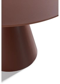 Okrúhly jedálenský stôl so sklenenou doskou ø 120 cm Vida – MOME