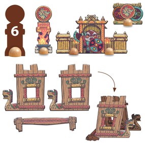 Arty Toys – Veľké puzzle – pirát Alric z krajiny Vikingov – 15 ks