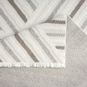 Dekorstudio Moderný koberec LINDO 7590 - krémový Rozmer koberca: 120x170cm