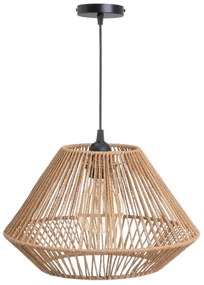 Závesné svietidlo v prírodnej farbe s tienidlom z papierového výpletu ø 33 cm – Casa Selección