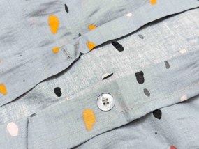 Krepové obliečky do postieľky Renforcé PINTURA sivé Rozmer obliečky: 45 x 65 cm | 90 x 140 cm