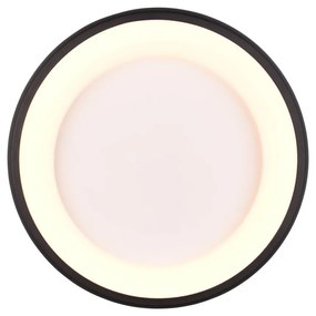 Čierne LED stmievateľné stropné svietidlo Cardona – Trio