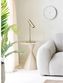 Oceľová stolová lampa v striebornej farbe (výška 47 cm) Paris – House Nordic