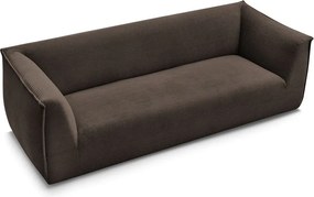 Hnedá menčestrová pohovka 242 cm Giorgia – Bobochic Paris