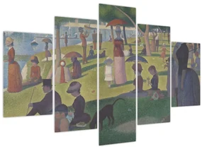 Obraz - Georges Seurat, A Sunday on La Grande Jatte, reprodukcia (150x105 cm)