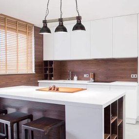 Luster na reťazi HAKON 3xE27/60W/230V patina