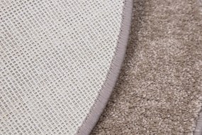 Vopi, Kusový koberec Laguna béžová kruh, 160x160 (priemer) kruh, béžová, obývacia izba