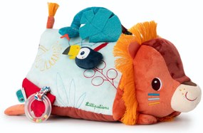 Lilliputiens - textilná hračka s aktivitami a zrkadielkom - lev Jack