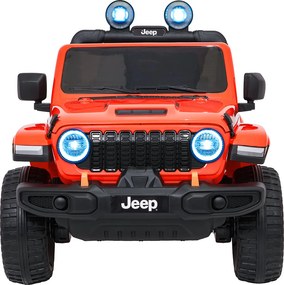 Ramiz Jeep Wrangler Rubicon LIFT elektrické autíčko pre deti oranžové