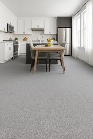 Tapibel, Metrážny koberec Cobalt SDN 64042 - AB svetlý antracit, záťažový, na mieru, šíře 4m,5m, šedá, ab (mriežka), chodba / predsieň