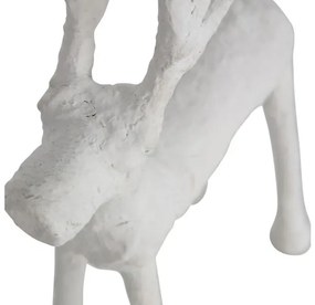 Moose dekorácia biela