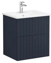 Kúpeľňová skrinka s umývadlom VitrA Root 60x67x46 cm modrá mat ROOTG60BINTS, 1 ks