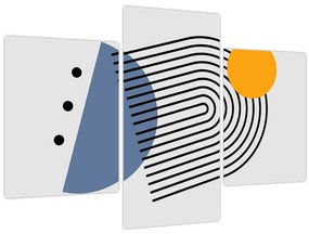 Obraz - Minimalistická abstrakcia N⁰2 (90x60 cm)
