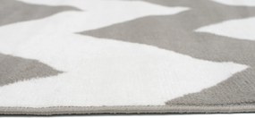 TA Koberec C437A SVETLO SIVÁ/BIELA BALI PP Rozmer: 140x200 cm