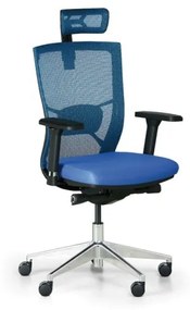 Kancelárska stolička DESIGNO, modrá