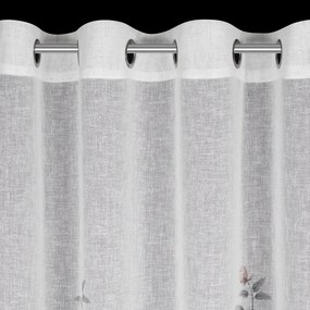 ZÁCLONA NA KRÚŽKOCH ANTEA 140X250 CM KVETY