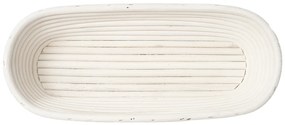 HOME ELEMENTS Ošatka oválna s látkovou vložkou, 35 x 14 cm x 7,5 cm