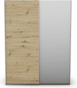Šatníková skriňa Carlos 150/61 2D, dub artisan, 150 cm