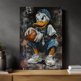 Obraz LeBron Duck na plátne | Maľovaná štruktúra