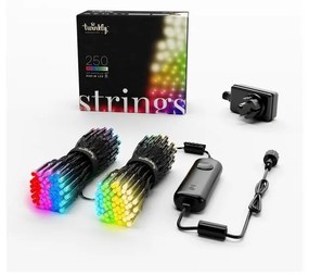 Twinkly TWS250SPP-BEU - LED RGB Vonkajšia vianočná reťaz 250xLED 23,5m IP44 Wi-Fi