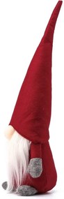 Vianočný škriatok ELF 009 - 47 cm červený