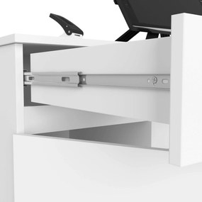 Písací stôl A5 135 cm biely