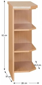 Dolný kuchynský regál Leite MDF klasik S30N/P jelša (P). Vlastná spoľahlivá doprava až k Vám domov. 788954