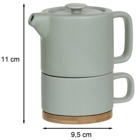 Čajový/kávový set so sitkom Natural Mint