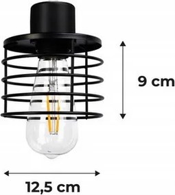 BERGE LED závesné stropné svietidlo, drevené, biele, 3xE27, loft pružina