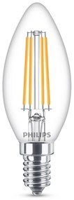 Philips Classic LED žiarovka E14 B35 6,5W číra