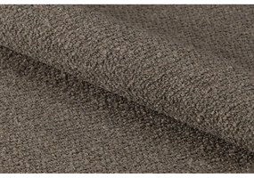 Sivo-hnedé relaxačné kreslo z textílie buklé London – Actona