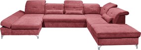 XXXLutz SEDACIA SÚPRAVA, textil, bobuľová MID.YOU - Sedačky - 002220028617