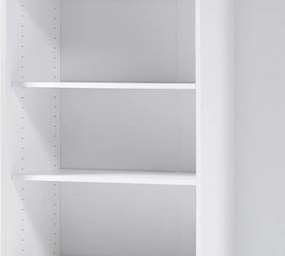 Šatníková skriňa Fast, biela