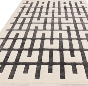 Koberec Valley 10 Junction charcoal / ivory