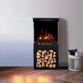 Elektrický krb Aflamo Tower 46 3D + Stand 750/1500 W