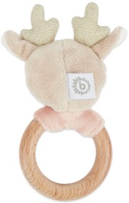 Bieco - Motorická hračka s hrkálkou - jelenček Ella