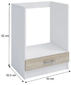 Dolná kuchynská skrinka S60KU Flor. Vlastná spoľahlivá doprava až k Vám domov. 1014749