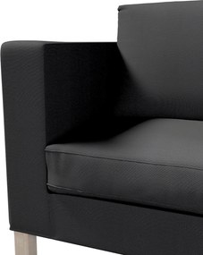 Poťah na sedačku Karlanda (rozkladacia,krátky) farba produktu čierna látka zapletaná
