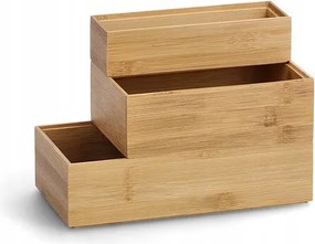 Zeller Present 2. akosť - Organizér do zásuvky kuchyne aj kúpeľne, príborník BAMBOOZ (23,5x7,5x5)