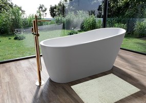 BO-MA, Kúpeľňová predložka Ella micro biela, 50x40, biela, kúpeľňa