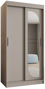 Šatníková skriňa 100 cm Lulu (kašmír). Akcia -21%. Vlastná spoľahlivá doprava až k Vám domov. 1125968