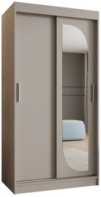 Šatníková skriňa 100 cm Lulu (kašmír). Akcia -53%. Vlastná spoľahlivá doprava až k Vám domov. 1125968