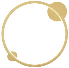 LED Nástenné svietidlo SATURNO LED/25W/230V pr. 50 cm IP44 zlatá