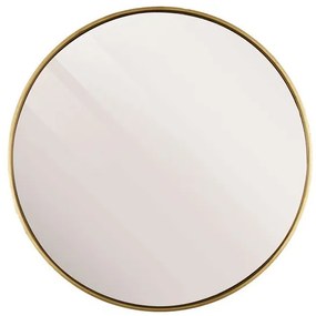 Okrúhle nástenné zrkadlo ANTIQUE GOLD,  30 cm, S