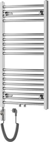 Mexen Ares, elektrické vykurovacie teleso 900 x 500 mm, 300 W, chrómová, W102-0900-500-2300-01