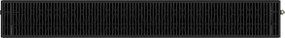 Mexen CC33, panelový radiátor 300 x 2200 mm, spodné stredové pripojenie, 2936 W, čierna, W6C33-030-220-70