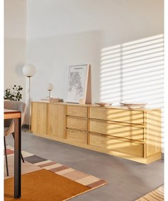 Stojacia lampa v zlatej farbe so skleneným tienidlom (výška 150 cm) Mahala - Kave Home